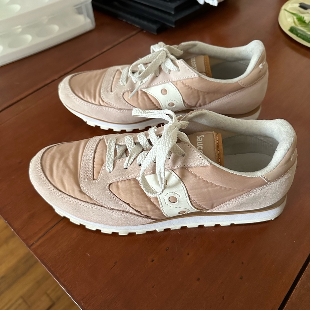 Pink/Peach Saucony Jazz Low Pro Sneakers